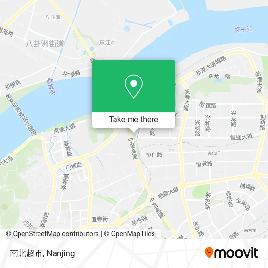 南北超市 map