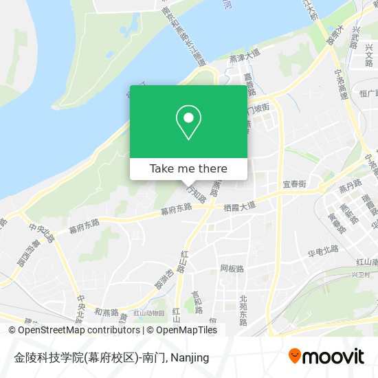 金陵科技学院(幕府校区)-南门 map