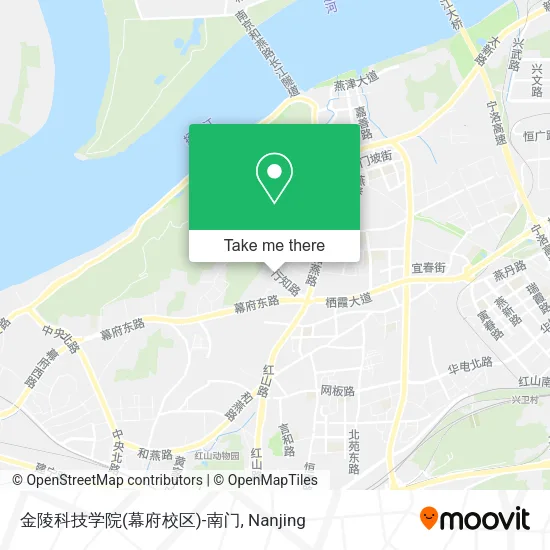 金陵科技学院(幕府校区)-南门 map