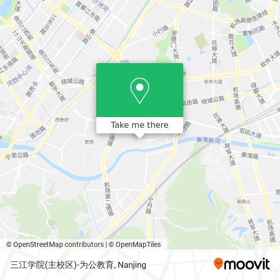 三江学院(主校区)-为公教育 map
