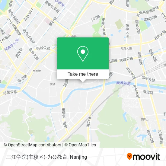 三江学院(主校区)-为公教育 map