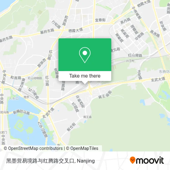 黑墨营易境路与红腾路交叉口 map