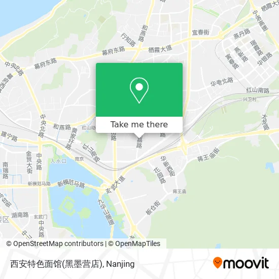 西安特色面馆(黑墨营店) map