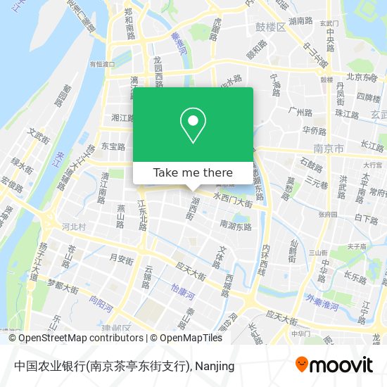 中国农业银行(南京茶亭东街支行) map