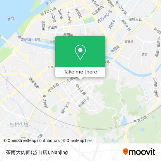 茶南大肉面(岱山店) map