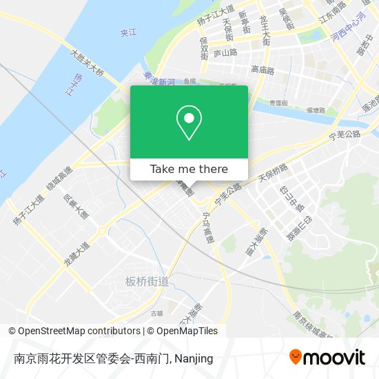 南京雨花开发区管委会-西南门 map