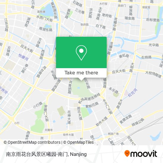 南京雨花台风景区曦园-南门 map