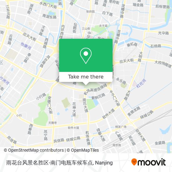 雨花台风景名胜区-南门电瓶车候车点 map