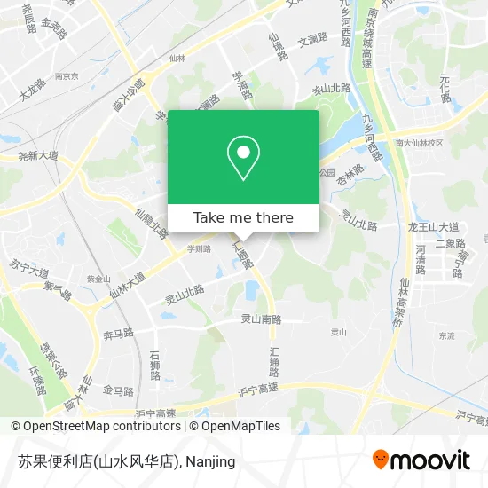 苏果便利店(山水风华店) map