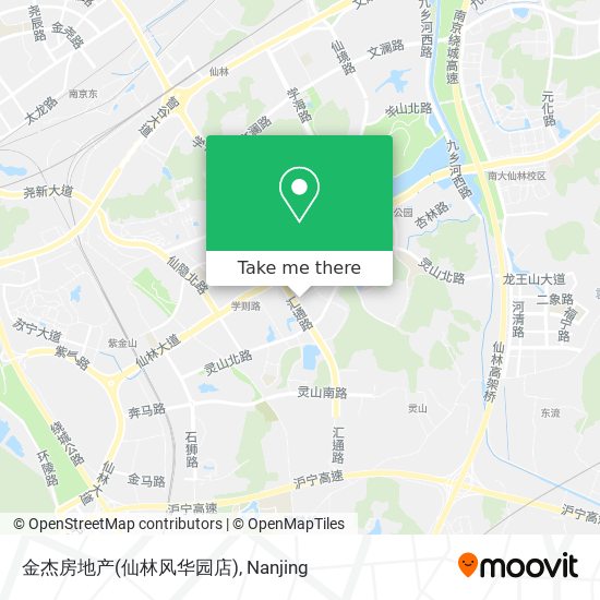 金杰房地产(仙林风华园店) map