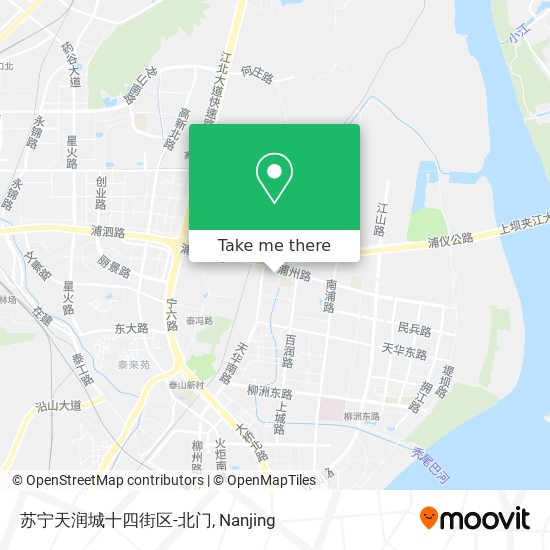 苏宁天润城十四街区-北门 map