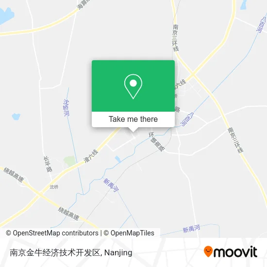 南京金牛经济技术开发区 map