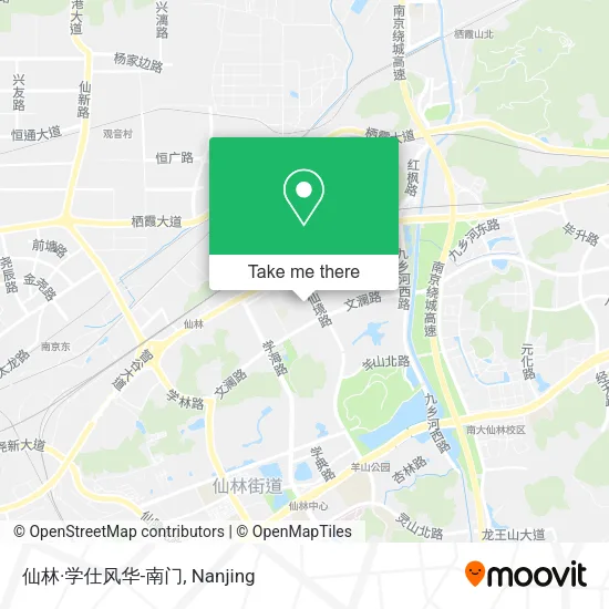 仙林·学仕风华-南门 map