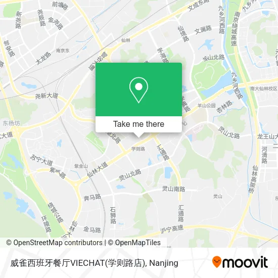 威雀西班牙餐厅VIECHAT(学则路店) map