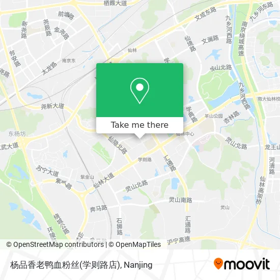 杨品香老鸭血粉丝(学则路店) map
