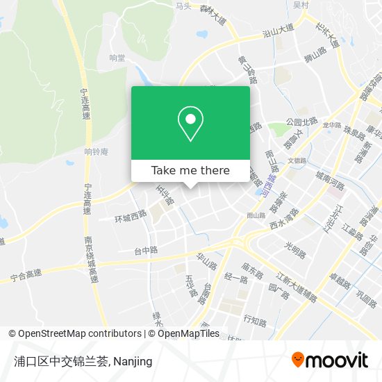 浦口区中交锦兰荟 map