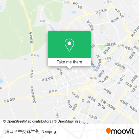 浦口区中交锦兰荟 map