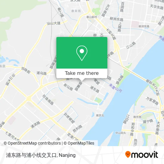 浦东路与浦小线交叉口 map