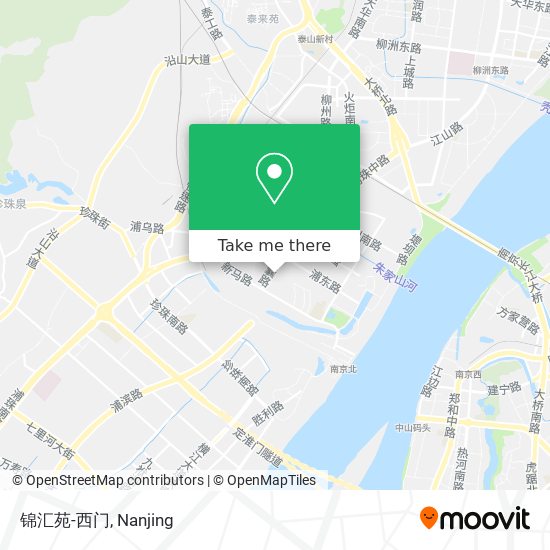 锦汇苑-西门 map