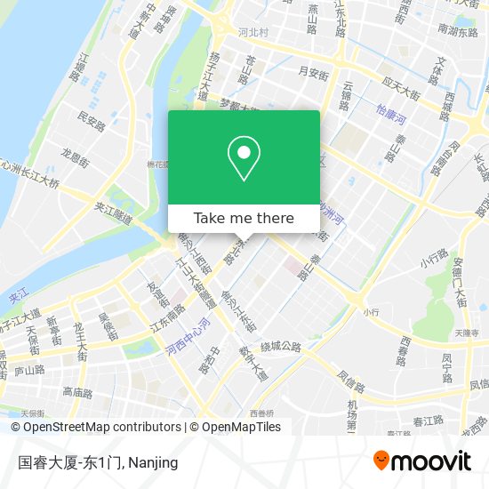 国睿大厦-东1门 map