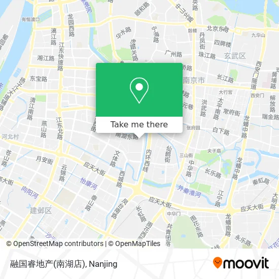 融国睿地产(南湖店) map