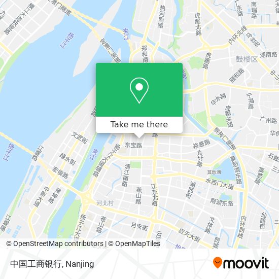 中国工商银行 map