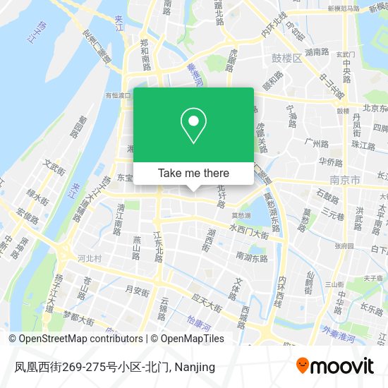 凤凰西街269-275号小区-北门 map