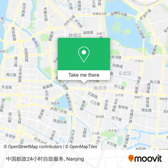 中国邮政24小时自助服务 map