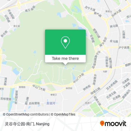 灵谷寺公园-南门 map