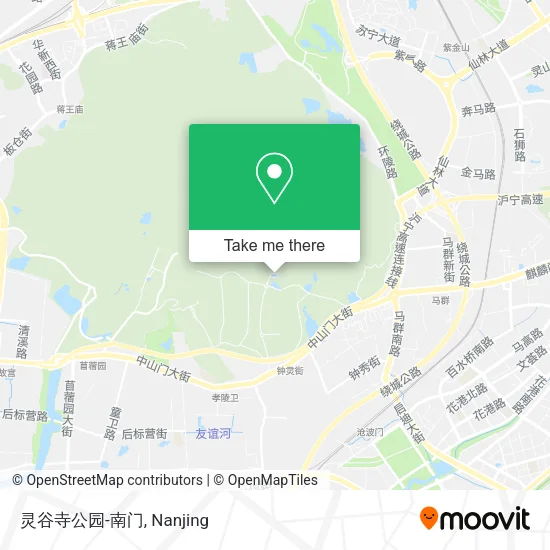 灵谷寺公园-南门 map
