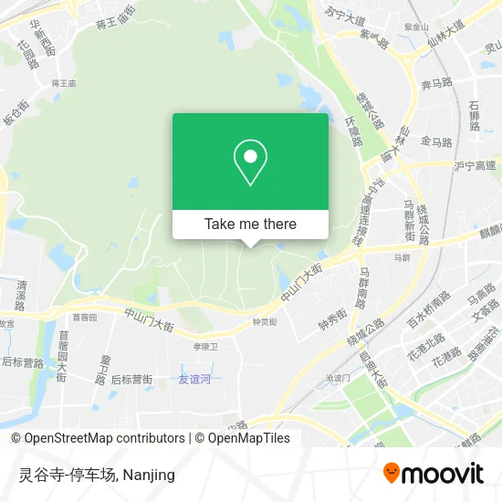 灵谷寺-停车场 map