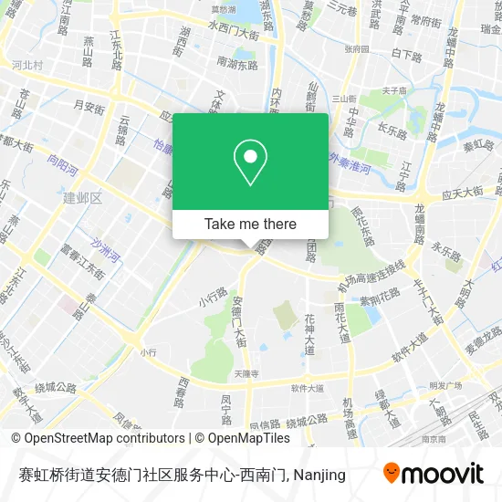 赛虹桥街道安德门社区服务中心-西南门 map