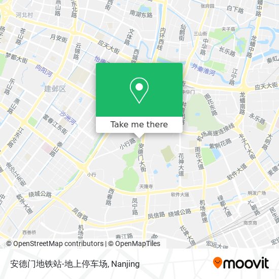 安德门地铁站-地上停车场 map