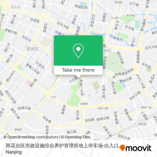 雨花台区市政设施综合养护管理所地上停车场-出入口 map