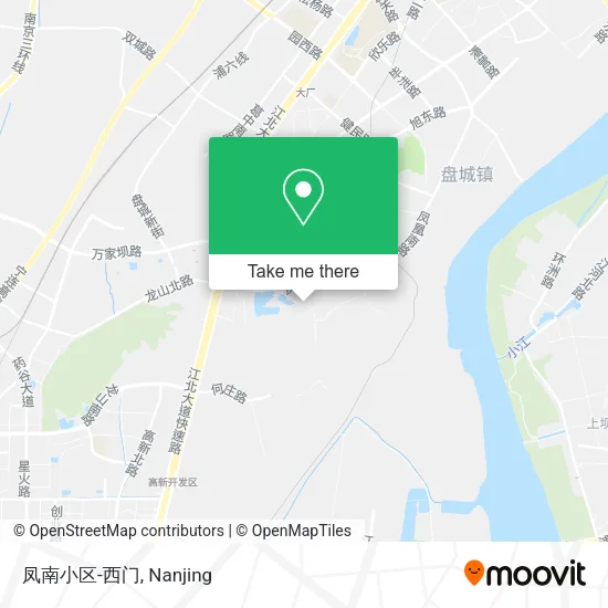 凤南小区-西门 map