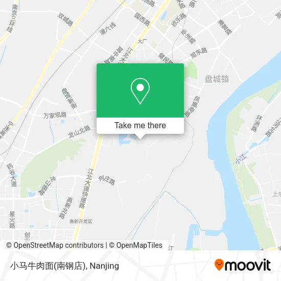 小马牛肉面(南钢店) map
