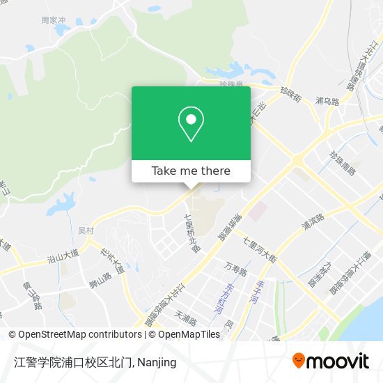 江警学院浦口校区北门 map