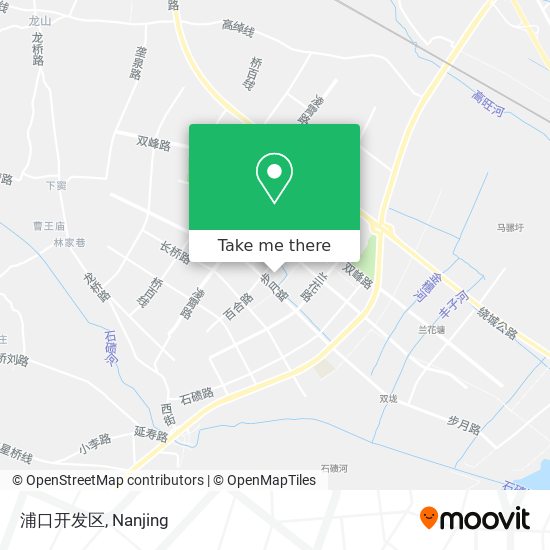 浦口开发区 map