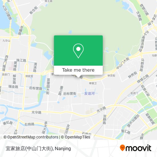 宜家旅店(中山门大街) map