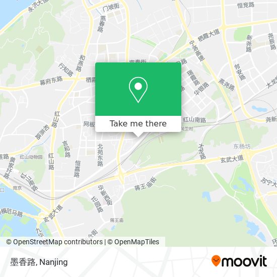 墨香路 map