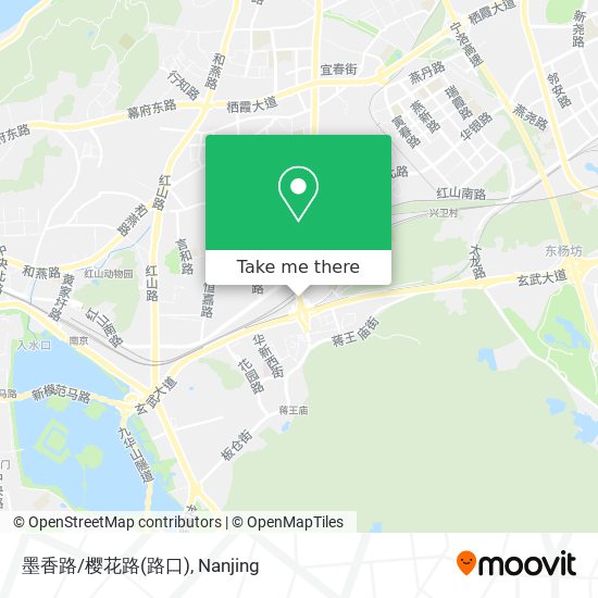 墨香路/樱花路(路口) map