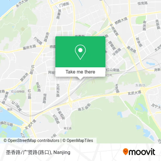 墨香路/广贤路(路口) map