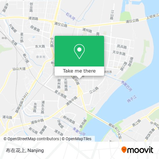 布在花上 map