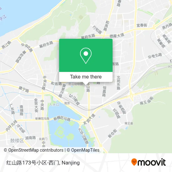 红山路173号小区-西门 map