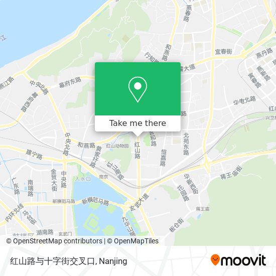 红山路与十字街交叉口 map