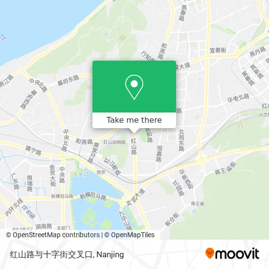 红山路与十字街交叉口 map