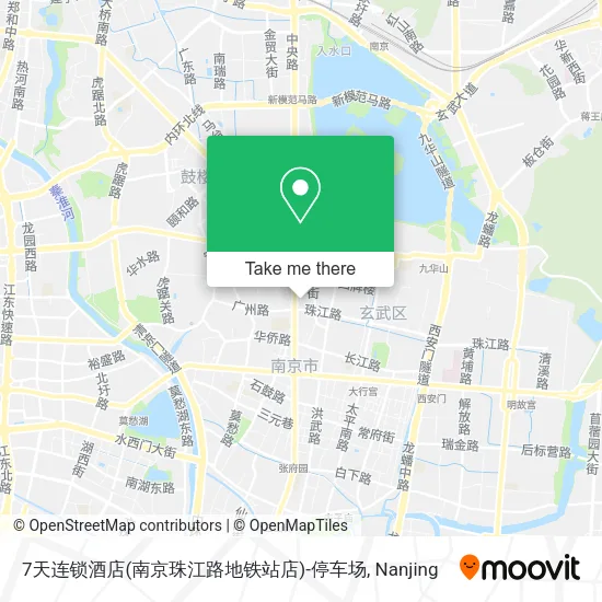 7天连锁酒店(南京珠江路地铁站店)-停车场 map