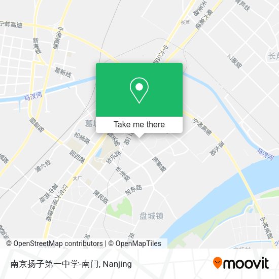 南京扬子第一中学-南门 map