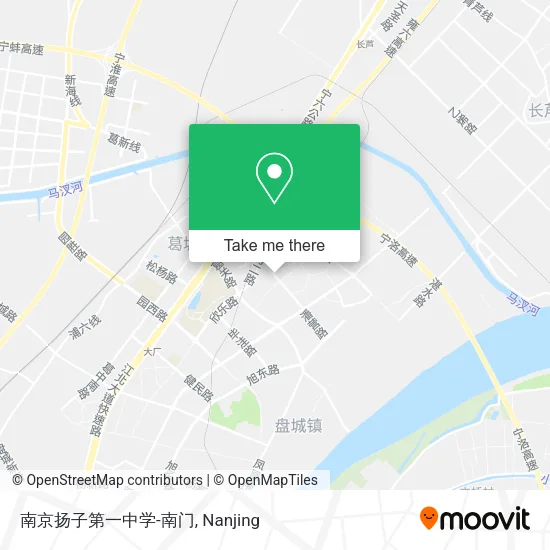 南京扬子第一中学-南门 map