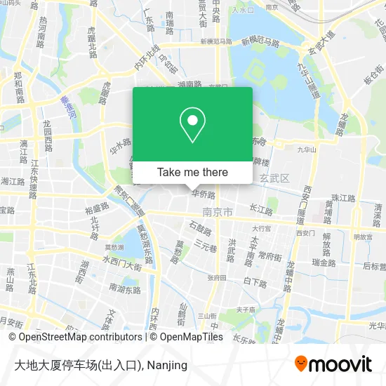 大地大厦停车场(出入口) map